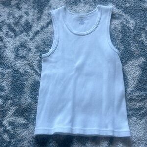 brandy melville white tank top